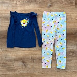 Kids Baby Shark Navy and Multicolor Set